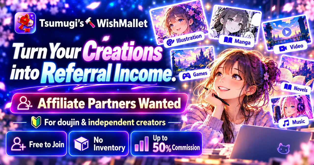 WishMallet affiliate recruitment — free to join, no inventory