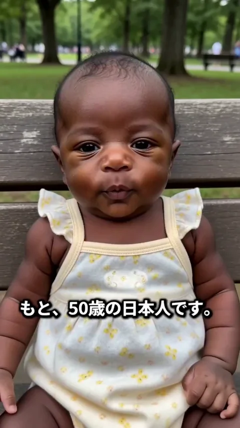0歳の黒人の女児（赤ちゃん）